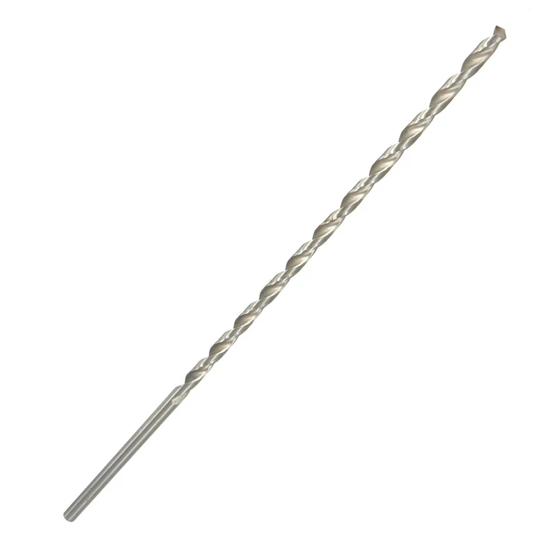 1pcs HSS 200mm Straight Shank Round Twist Drill Bit for Metal Power Tools 4-10mm