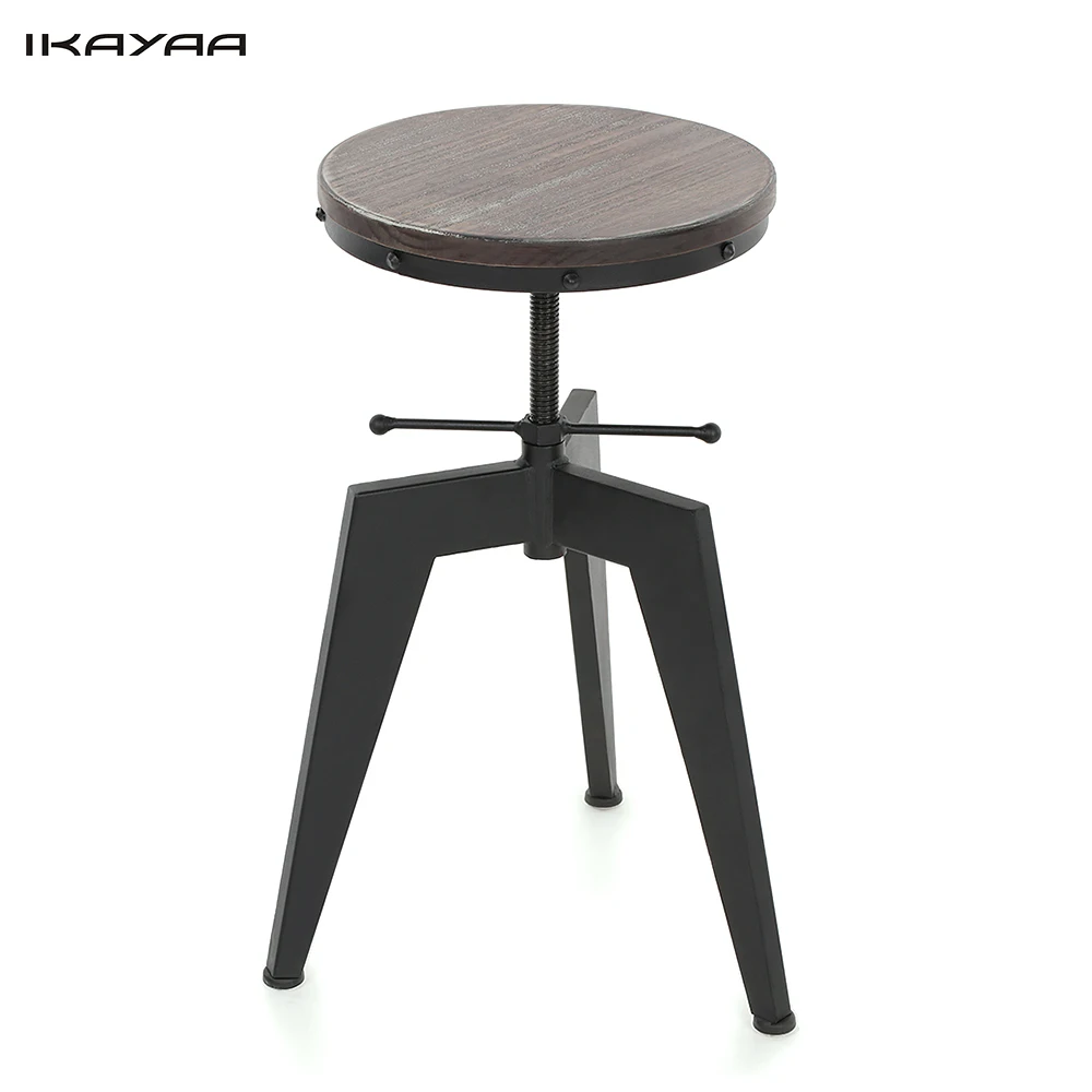 Popular Adjustable Bar Stoolsbuy Cheap Adjustable Bar Stools Lots - Ikayaa Bar Stool Natural Pine Wood Top Swivel Dining Chair Height Adjustableindustrial Style Bar Stool popular adjustable bar stoolsbuy cheap adjustable bar stools lots - ikayaa bar stool natural pine wood top swivel dining chair height adjustableindustrial style bar stool