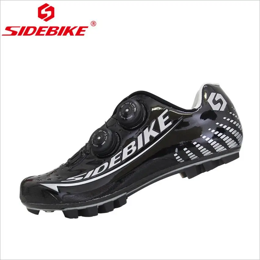 SIDEBIKE MTB Bike Shoes Carbon Fiber Cycling Shoes Men Breathable Non-slip Self-locking Road Bike Shoes Bicycle Sneaker Shoes
