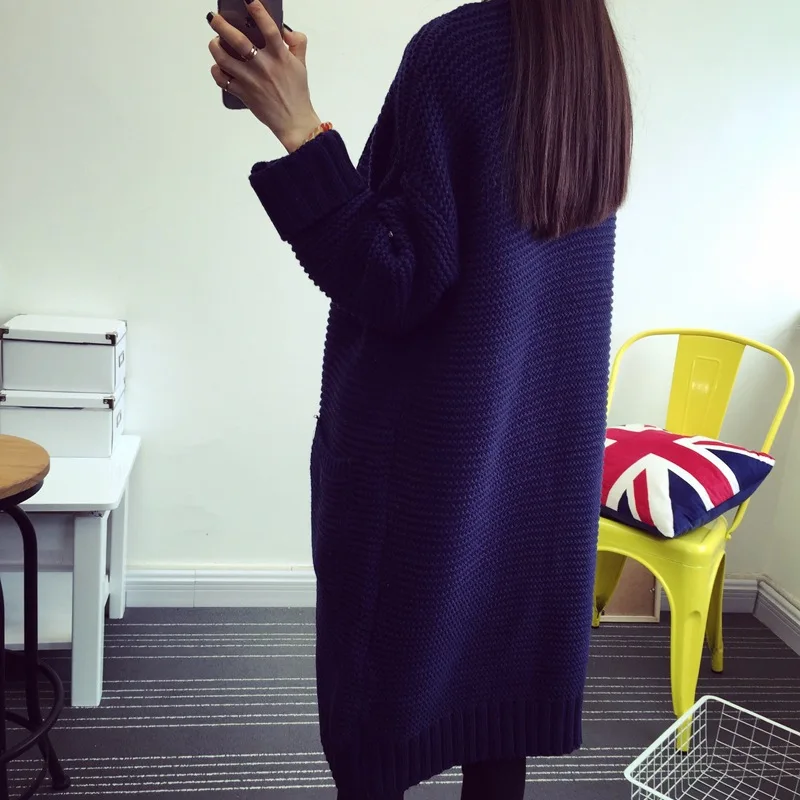 13 long knitted cardigans