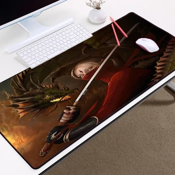 

Congsipad Dragon Knight Creative Cool Pattern Game Mousepad Gaming Pc Laptop Table Mat Big Size Locked Edge MicePad Dragon Ball