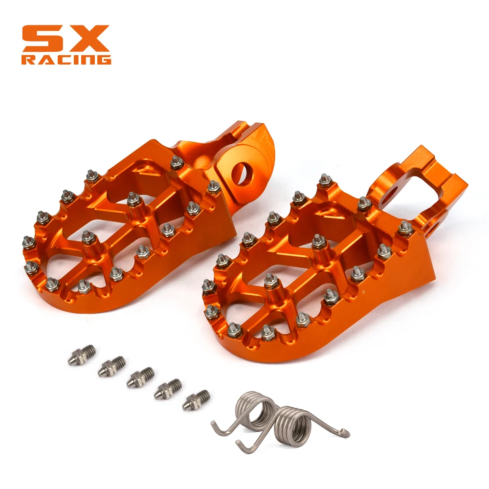 

Foot Pegs Footpeg Pedals Rest For KTM SX SXF EXC EXC XC XCF XCW 85 125 150 250 300 350 450 530 TC FC TE FE TX FX FS 16 17 18
