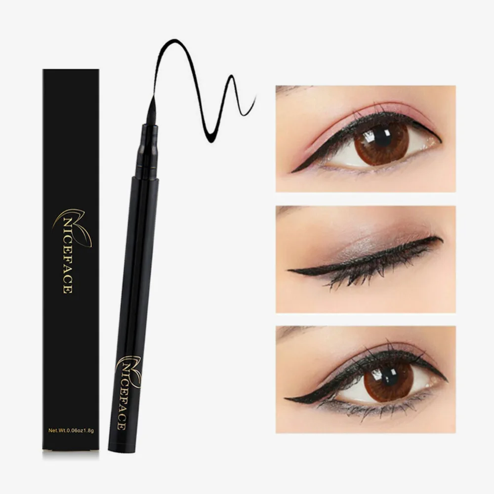 Professional Waterproof Eyeliner Pencil Long lasting Quick dry Black Liquid Eye Liner Pen Thin
