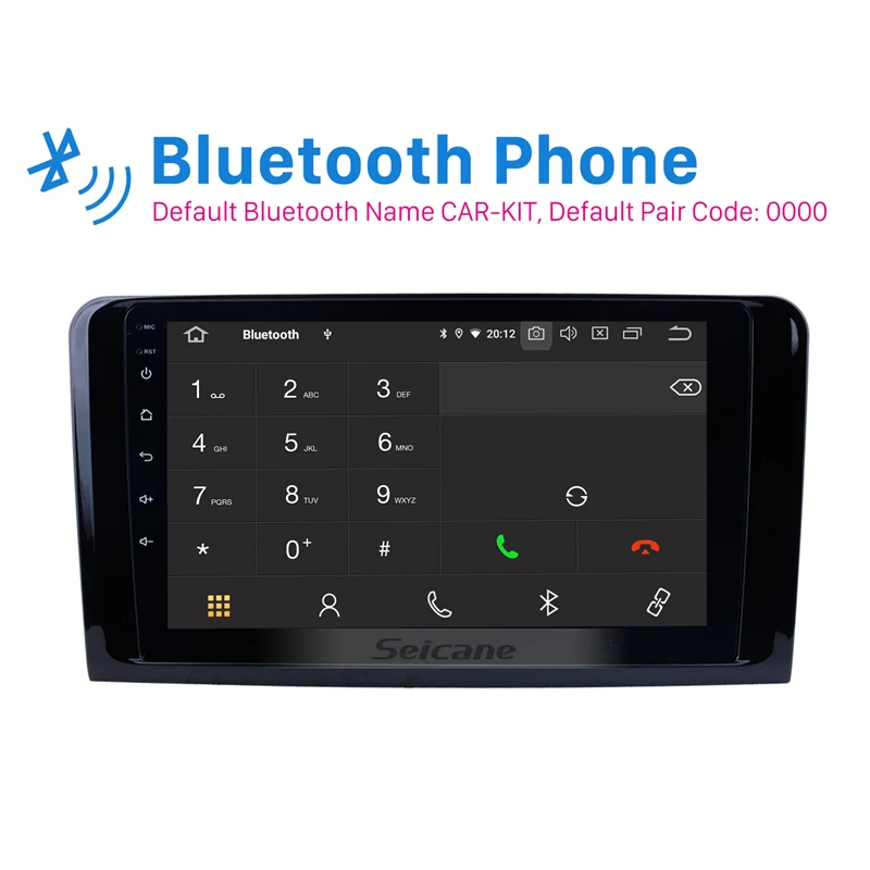 Excellent Seicane Android 9.0 IPS for 2005-2012 Mercedes Benz GL Class X164 GL350 GL420 GL450 GL500/ML CLASS W164 radio Car Unit Player 3