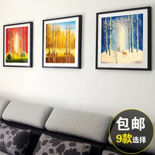 Современной гостиной декоративные картины кадр картины фрески окрашены с четырьмя спальня настенные росписи Ресторан