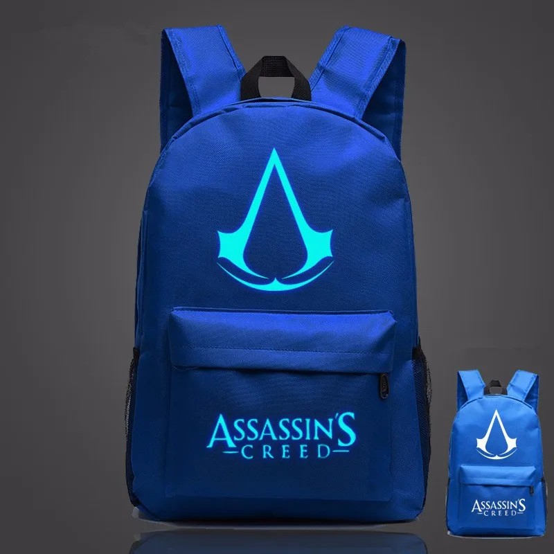 Рюкзак для мальчиков alta calidad Lumious Assassins Creed mochila рюкзак девушек Оксфорд 2019|Рюкзаки| |