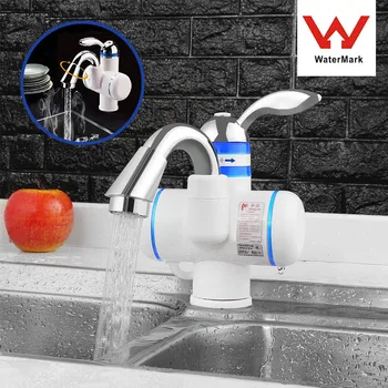 

Instant Electric Water Heater Kitchen Basin Faucet Tankless Waterproof Hot And Cold Bathroom Mixer Water Taps Single Handle 220V
