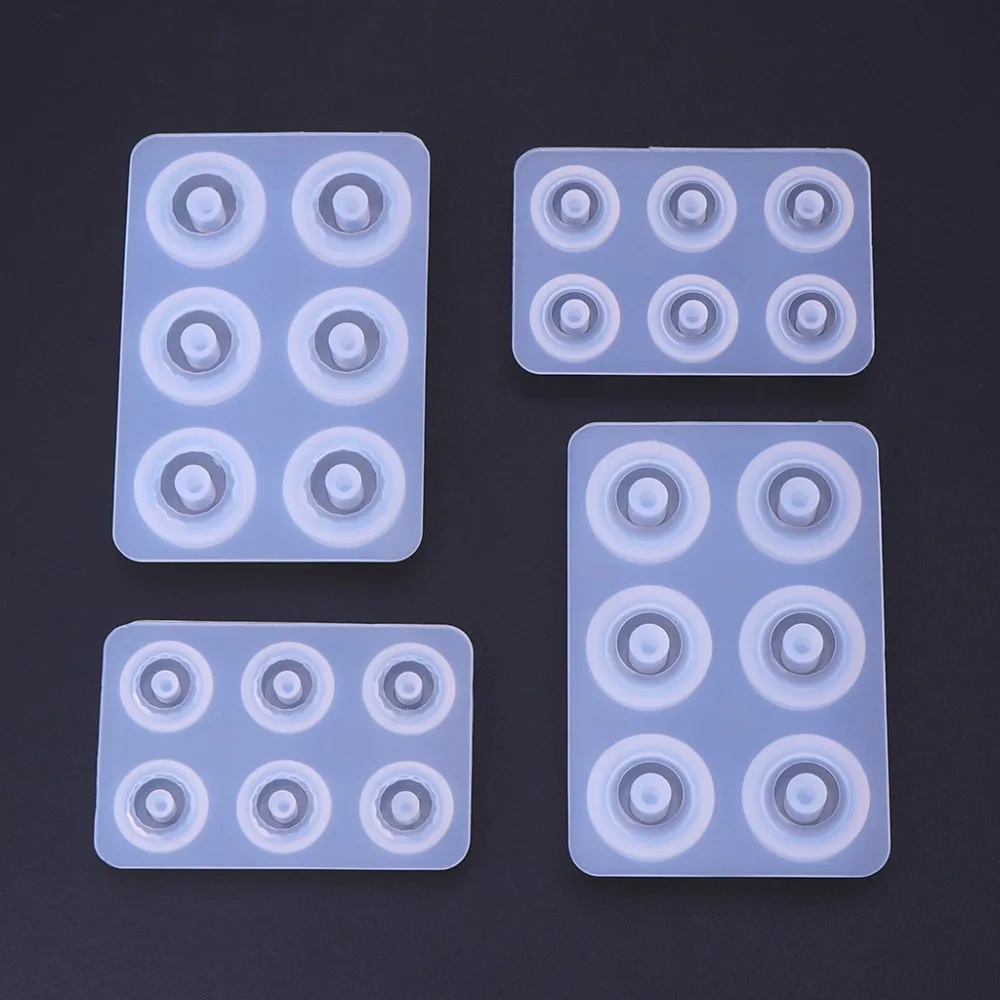 

Silicone Mold Beads Round Rhombus DIY For Jewelry Ring Crafts Decorative Epoxy Resin