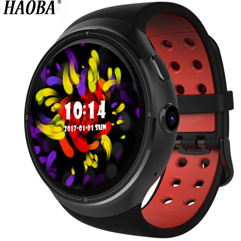 HAOBA 3g Смарт часы Bluetooth сердечного ритма шагомер Поддержка sim-карты gps WI-FI Smartwatch С Оперативная память 1 ГБ Встроенная память 16 ГБ для IOS и Android