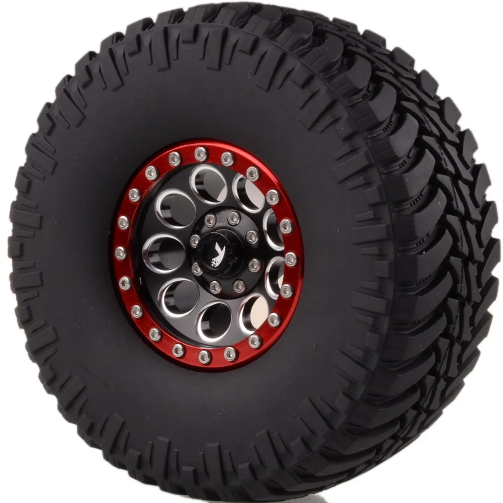 2," Beadlock колеса и шины-3033 для 1/10 гусеничный осевой Traxxas Tamiya HPI