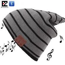 200p унисекс зимняя высокоэластичная вязаная шапка с беспроводными наушниками вязаная шапка без рук гарнитура динамик Микрофон Стерео волшебная музыка Смарт Bluetooth шапка
