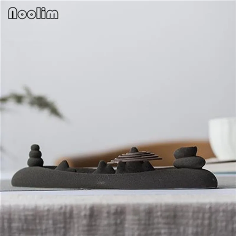 Ароматическая горелка в японском стиле Zen керамическая матовая подставка для