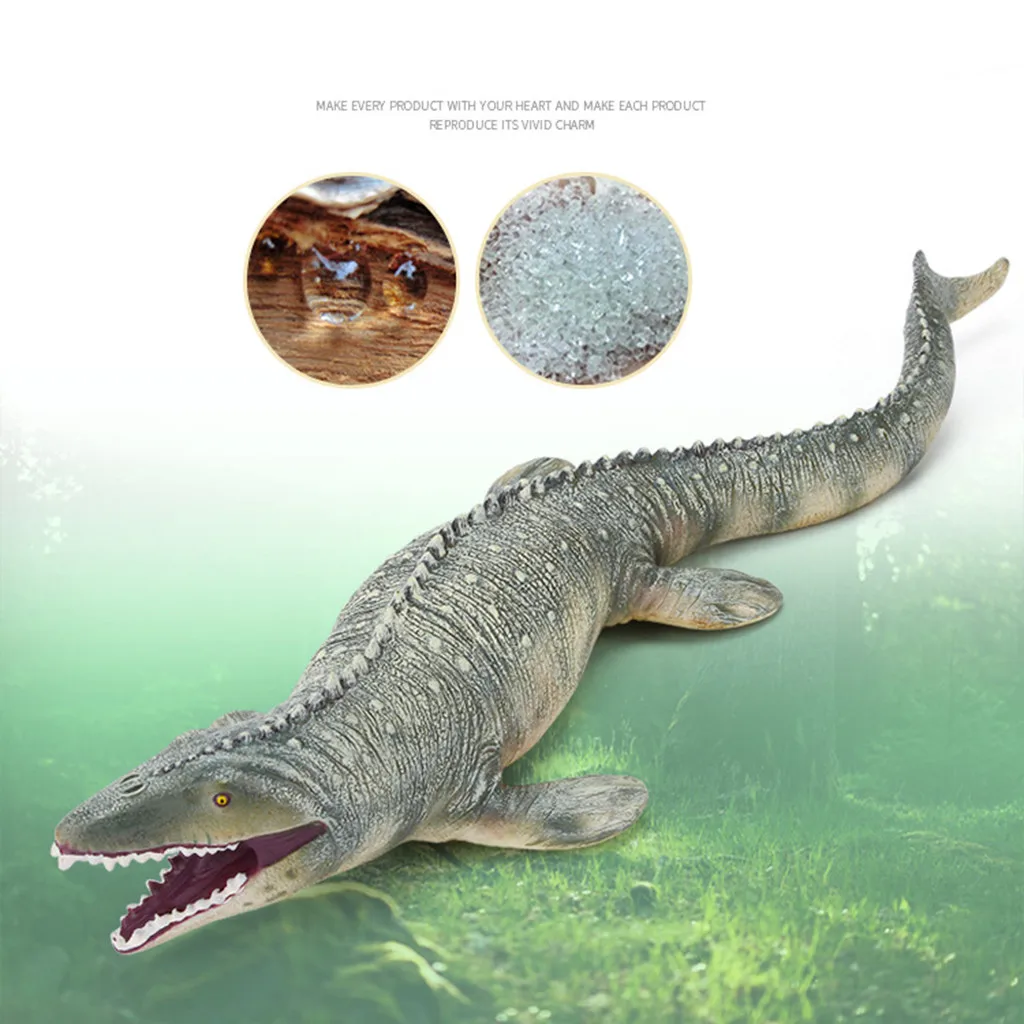 

Dinosaur Model Kit World Real Feel Colossal Hobby Mosasaurus Action Figure Constructor Fallen Kingdom Toy for Kids oyuncak