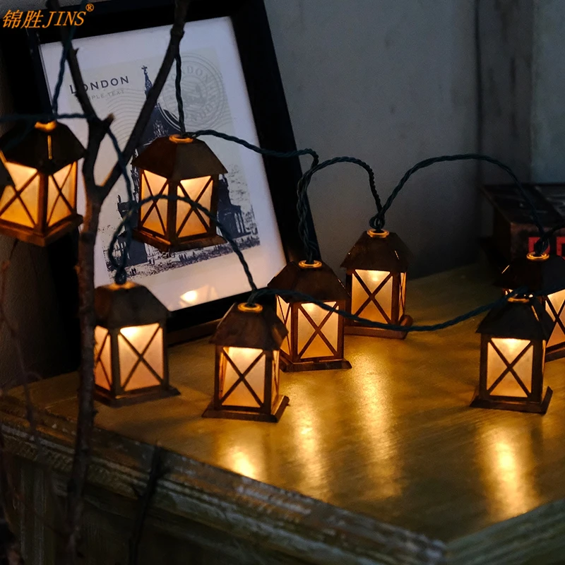 Vintage house lamp strings outdoor waterproof luces led decoracion