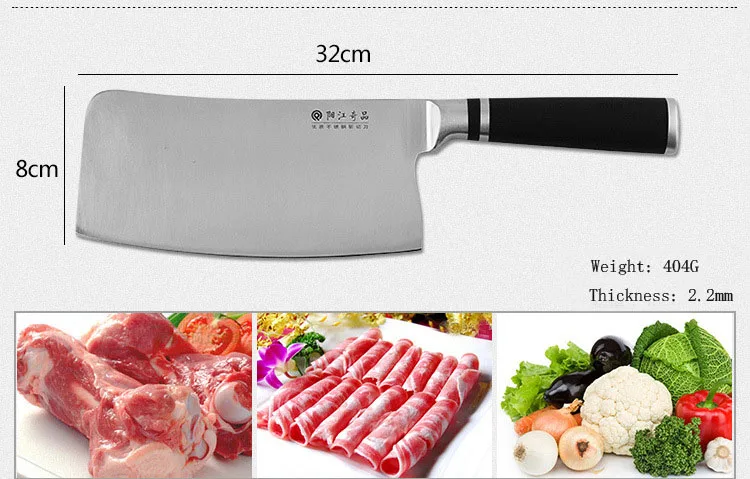 Высококачественные кухонные ножи из нержавеющей стали японский мясной нож шеф-повара Кливер нож для овощей инструменты для приготовления пищи cuchillos de cocina