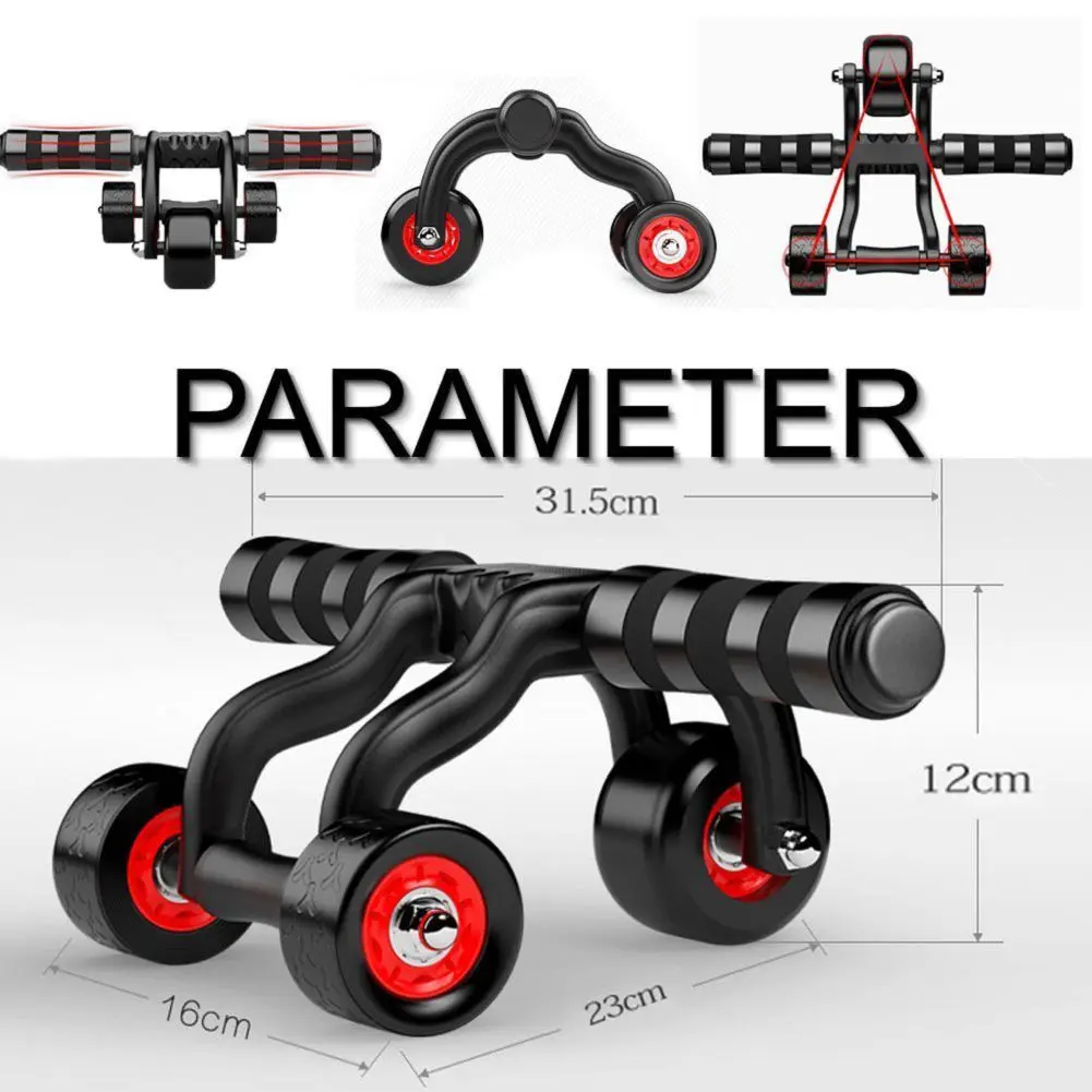 3 колеса фитнес ролик для брюшного пресса ядро упражнения шесть пакет Бодибилдинг живота тренировки инструмент для гимнастики фитнеса дома оборудование для дома