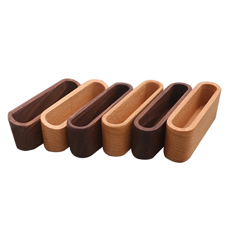 

Waterproof Bank Card Holder Wooden Business ID Name Organizer ID Card Case Storage Box Case For Desk Desktop Countertop