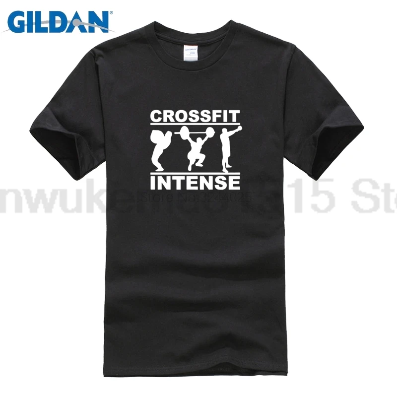 Повседневная новейшая футболка с коротким рукавом Gildan Funny T Shirt CrossFit Intense T Shirt Man Crossfit Intense fitness T Shirt Повседневная новейшая футболка с коротким рукавом Gildan Funny T Shirt CrossFit Intense T Shirt Man Crossfit Intense fitness T Shirt