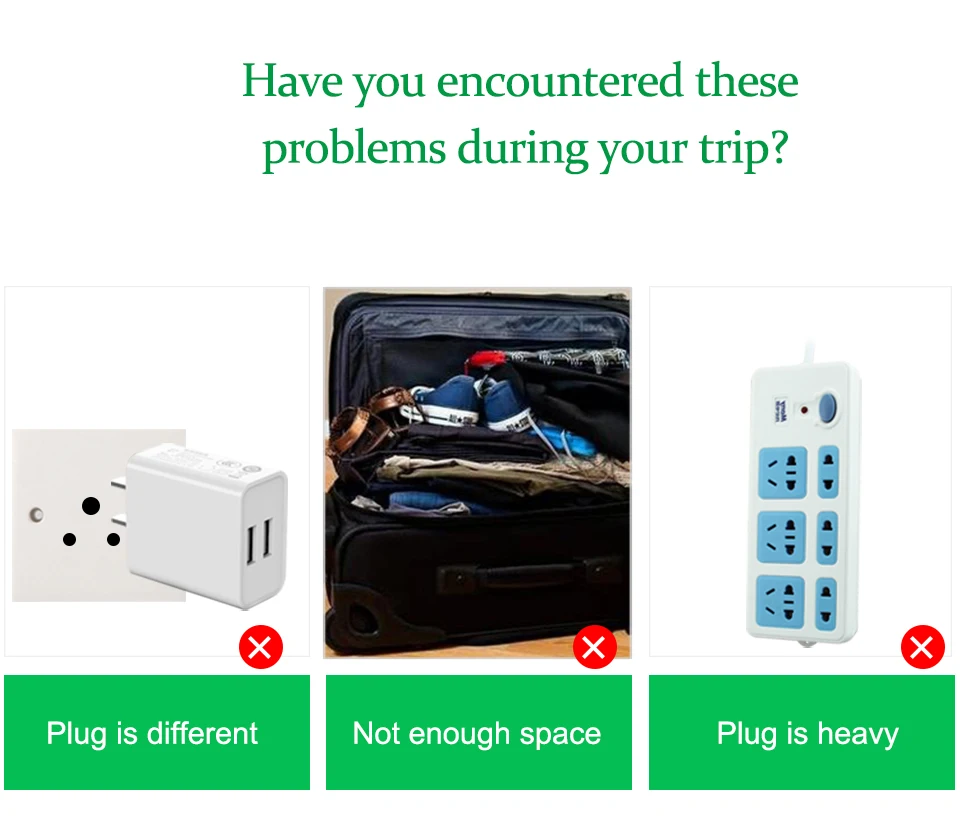 Large South African Conversion Plug Electrical Socket Plugs Two In One Adapter 250V 10A Travel in India Chad Nepal Sri Lanka (2)
