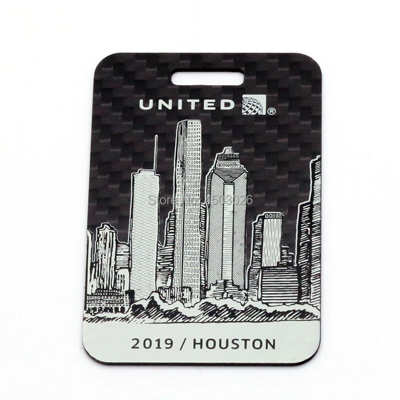 carbon fiber luggage tag