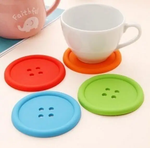 Di Caffè del Silicone Posto Zerbino Pulsante Sottobicchiere della Tazza Tazza di Di Caffè del Silicone Posto Zerbino Pulsante Sottobicchiere della Tazza Tazza di