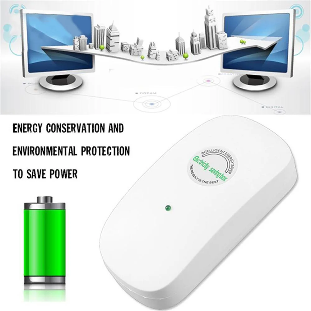 

Electricity saving box intelligent energy saver 90-250V for Home Energy Saving Device Power Saver Device Smart EU US UK Plug