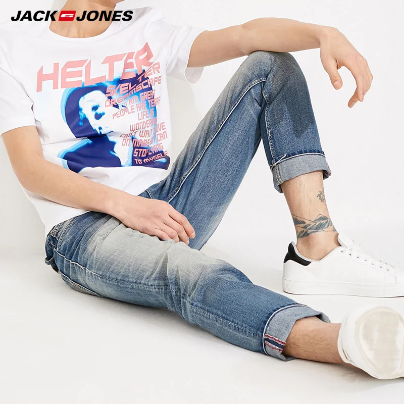 Jack Jones Brand 2018 NEW COTTON fashion casual washing