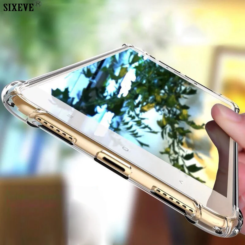 

SIXEVE Soft Silicone Shockproof Case For Huawei P8 P9 P10 Lite Plus Honor 8 9 Y6 Y5 Y3 2017 Transparent Cell Phone Back Cover