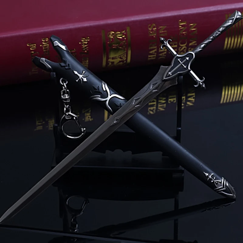 Мультфильм HSIC аниме Fate Joan of Arc держатель почерневшая 22 см Подвеска в виде меча