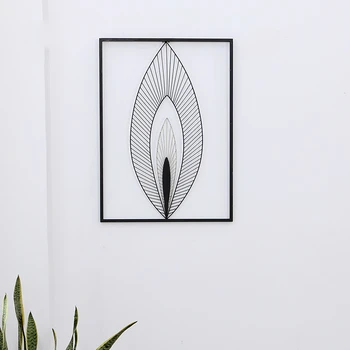 

Simple Living Room Metal Wall Decoration Wall Mural Iron Background Wall Hanging Decoration