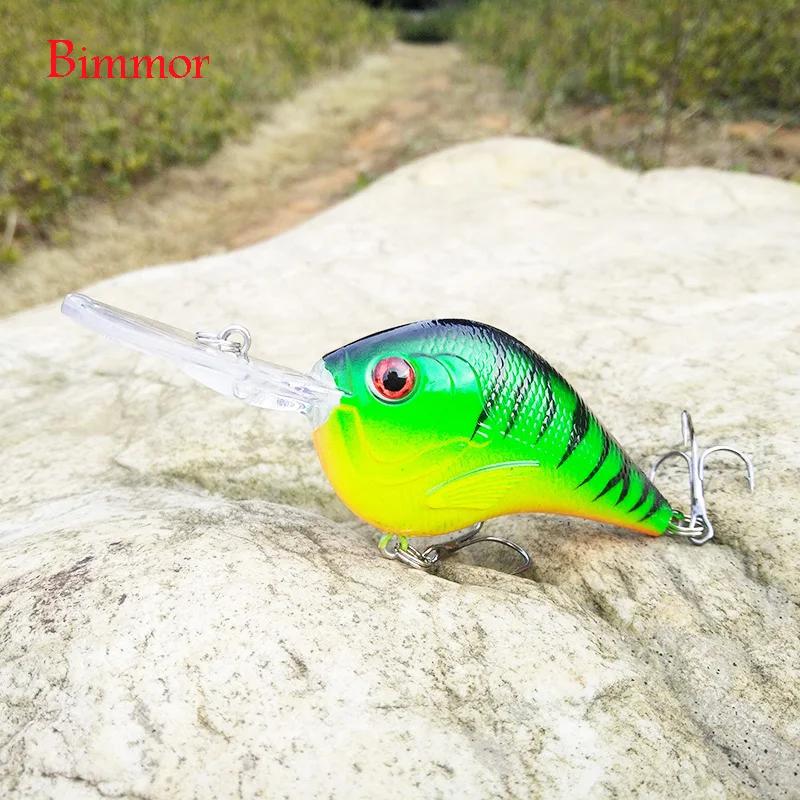  1PCS Fishing Lure Deep Swimming Crankbait 9.5cm 11.5g Hard Bait 5 Colors Available Wobbler Slow Flo