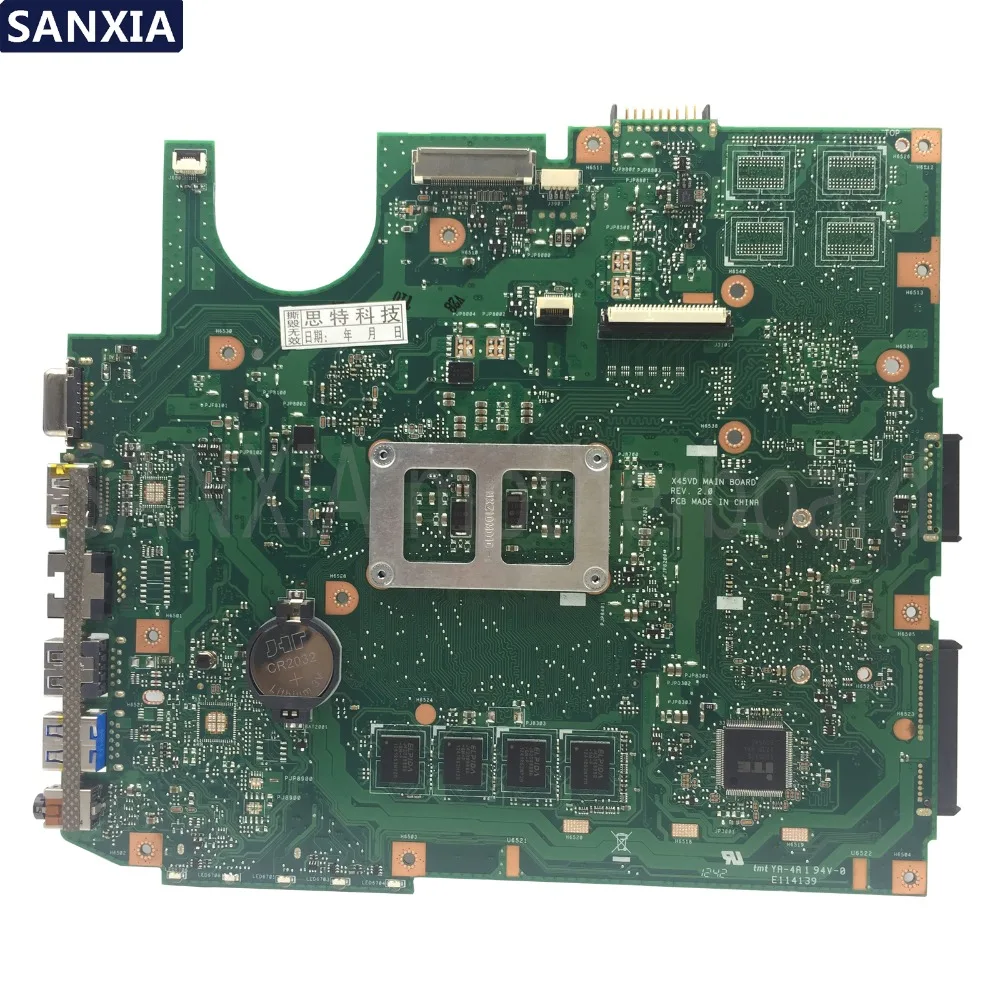 Материнская плата KEFU X45VD для ноутбука ASUS X45C X45V X45 протестированная оригинальная