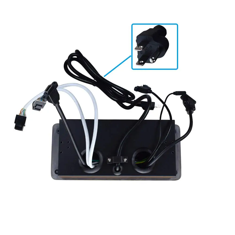 2019 US power audio VGA HDMI data всплывающая открытая мебельная розетка для женщин и мужчин