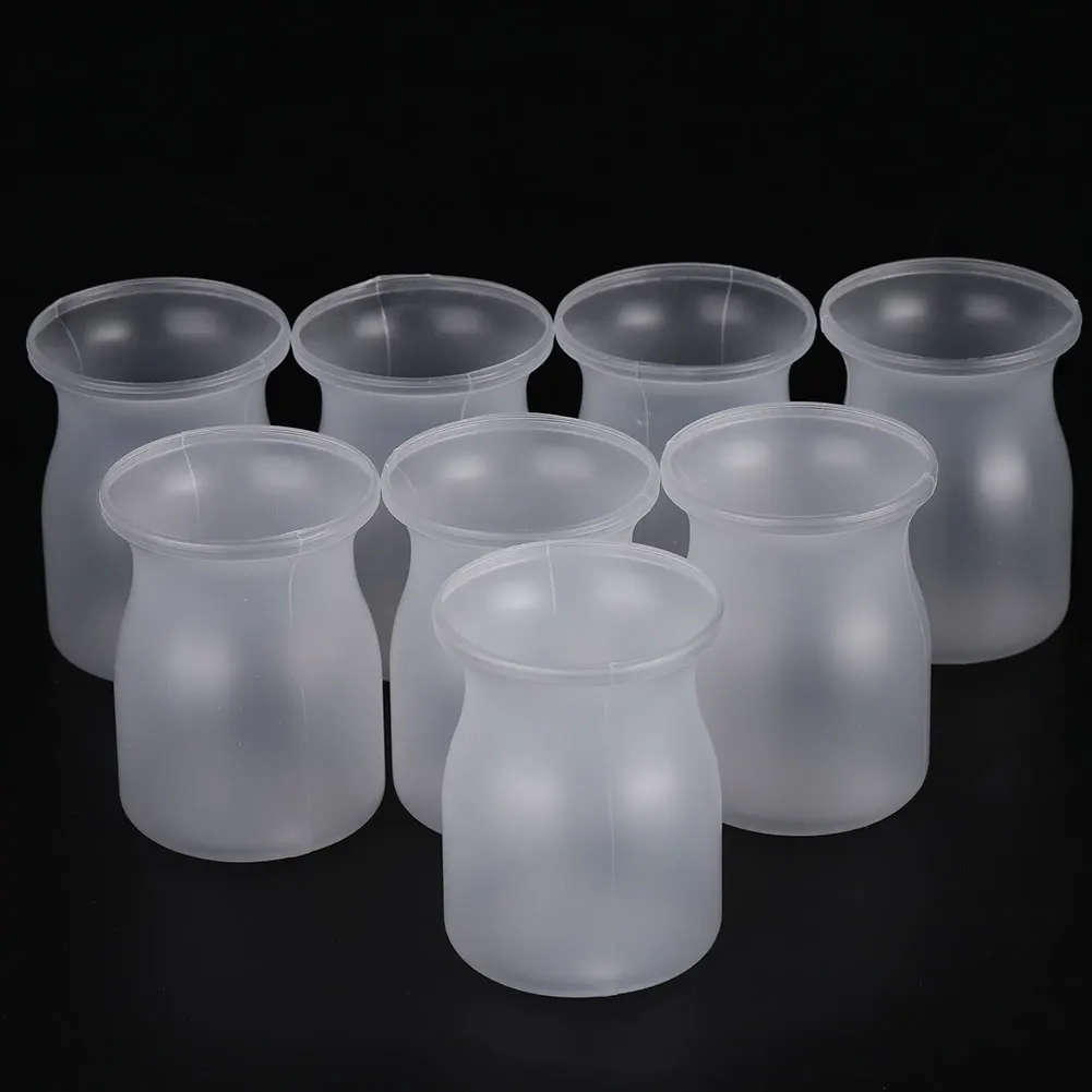 Ластмасовые стаканы кружка стаканы для смузи Чашки для пудинга емкость для смузи пластик 5 шт. прозрачная одноразовая посуда Летняя Вечеринка мусс кухня смузи салат свадьба