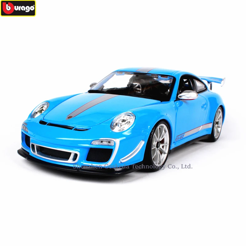 Bburago 1:18 Porsche 911 GT3 RS Сплав Ретро модель автомобиля классическая модель автомобиля украшение автомобиля коллекция подарок