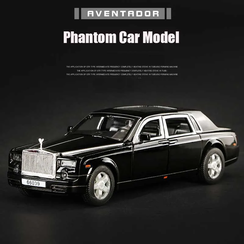 1:32 игрушечный автомобиль отличное качество Rolls Royce Phantom Металлический Игрушечный