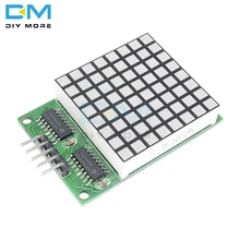 8x8 8*8 8X8 matrice carrée affichage LED rouge Dot 74hc595 lecteur Module pilote pour Arduino UNO MEGA2560 DUE framboise Pi carte