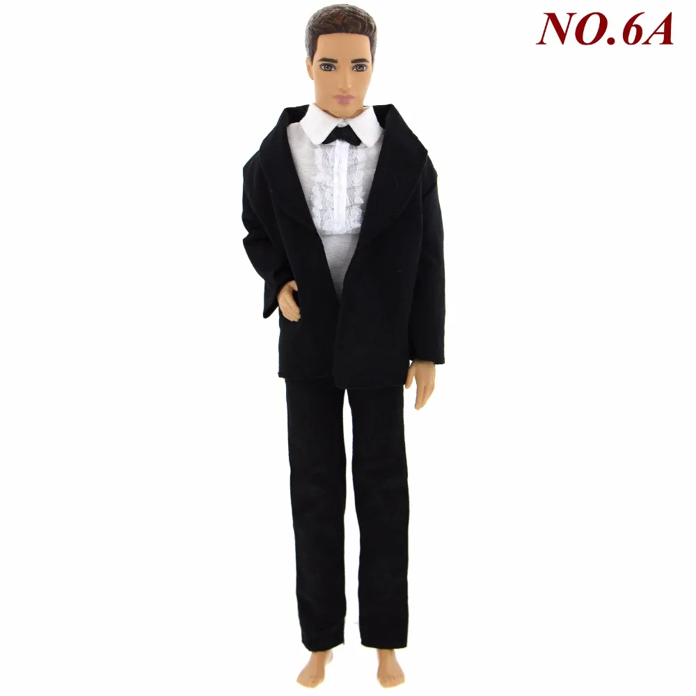 Высокое качество Мужская одежда Повседневная одежда футболка блузка брюки Одежда для куклы Барби друг Кен Аксессуары Детская игрушка
