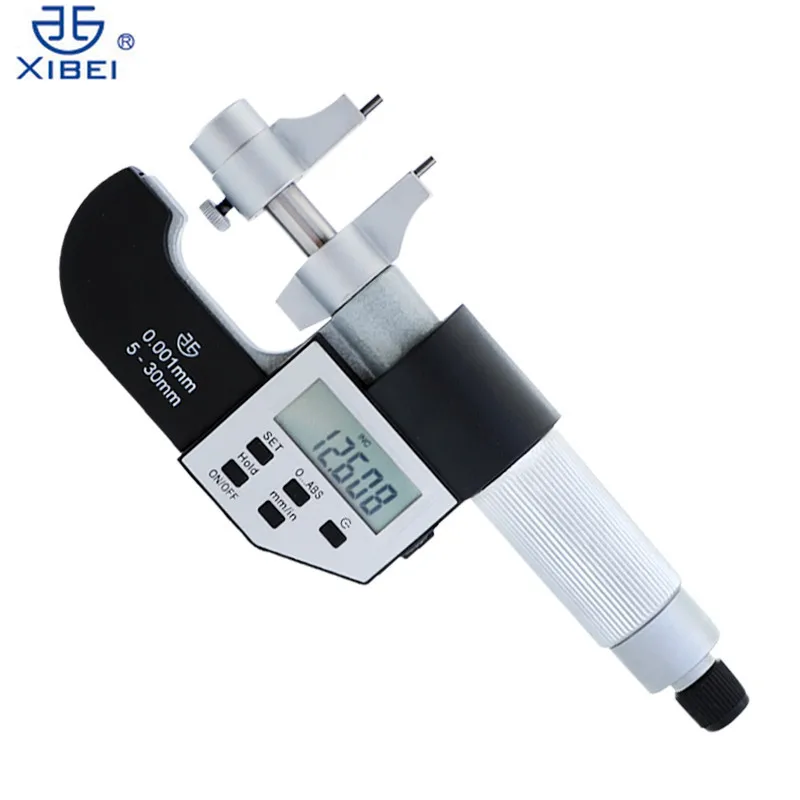 Цифровой микрометр XIBEI 5 30 мм 25 50 IP54 внутренний 0 001 мм/мм Электронный