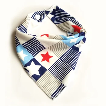 

Baby Bibs For Boy&Girl bandana bib Burp Cloth Print animal Triangle Cotton Baby Scarf Meal Collar feeding baby Accessories