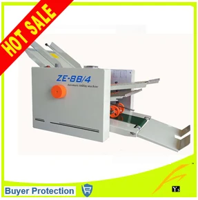 free shipping pamphlet brochure folding machinery flanging