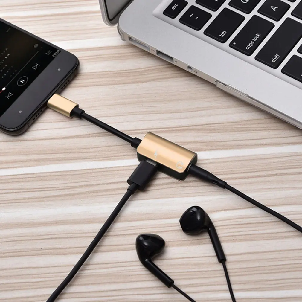 

3.5mm Jack Headphone Mic Audio Splitter Gold-Plated Aux Extension Adapter Cable Cord for Computer PC Microphone