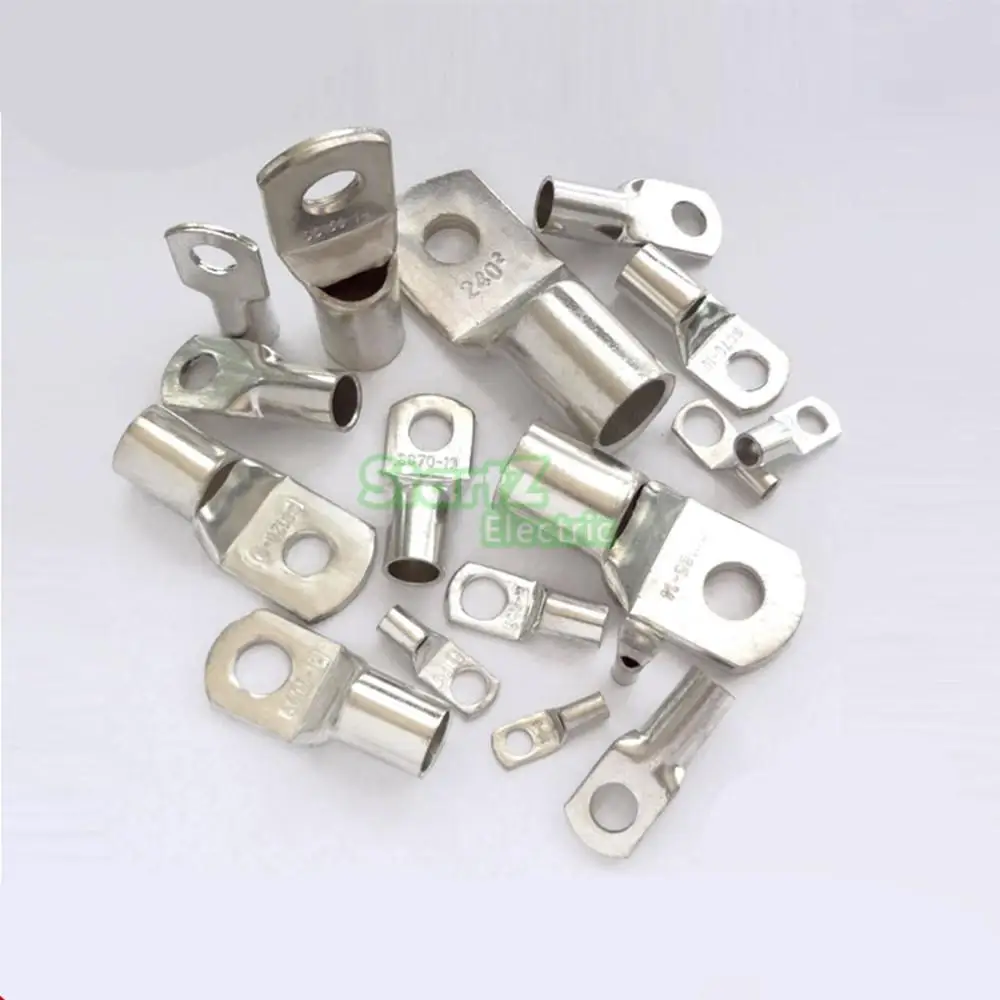 

50pcs SC25-8 Bolt Hole Tinned Copper Cable lugs Battery Terminals 25mm wire