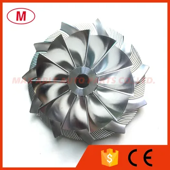 

TB3403 48.55/69.00mm 11+0 blades High Performance Turbo Billet Compressor wheel/Aluminum 2618/Milling compressor wheel