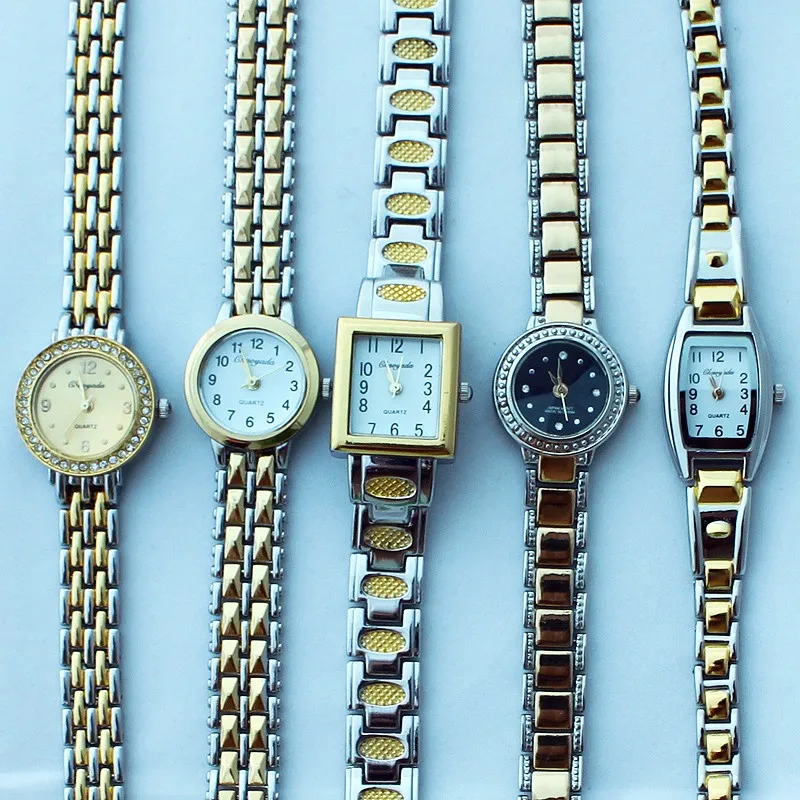 10pcs Mixed Bulk Lot Luxury Brand Lady Watches Women Wristwatches Magic Women Bracelet Watch Ladies Wrist Watch Female JBT1 gold bangle watches for ladies