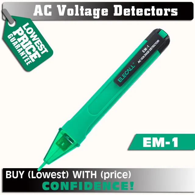 Multi-function AC Voltage Detectors tester Sensor Non Contact  Induction Electric Pen 90-1000V With LED Voltage Display