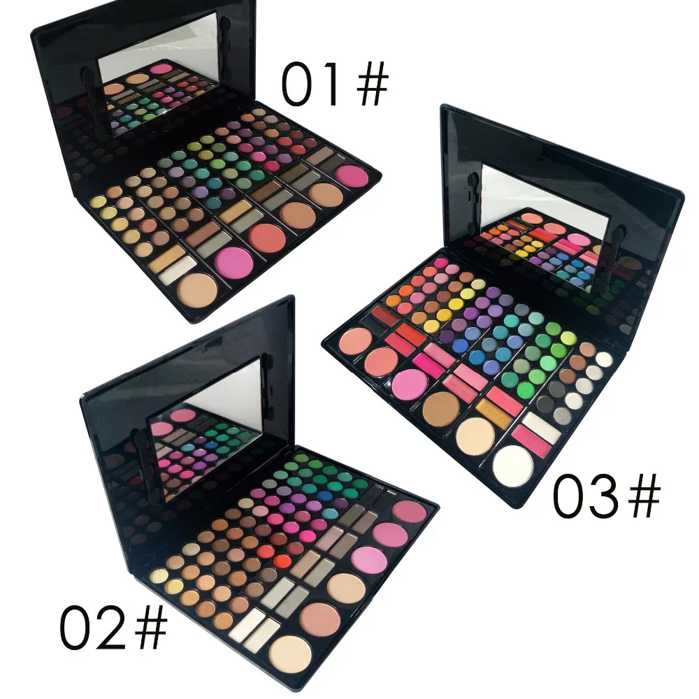Hot Pro 78 Colors Makeup Eyeshadow Palette Eye Shadow Cosmetic Blush