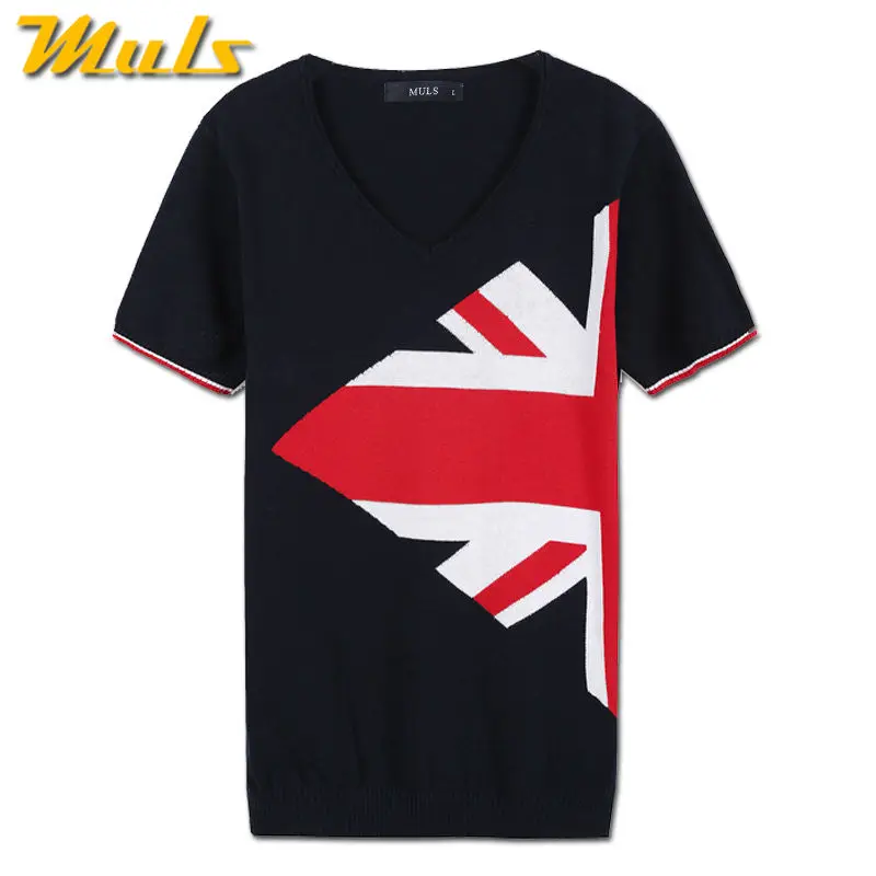 Мужская Трикотажная футболка с V образным вырезом Размеры M L XL 2XL 3XL|brand t shirt men|t ment