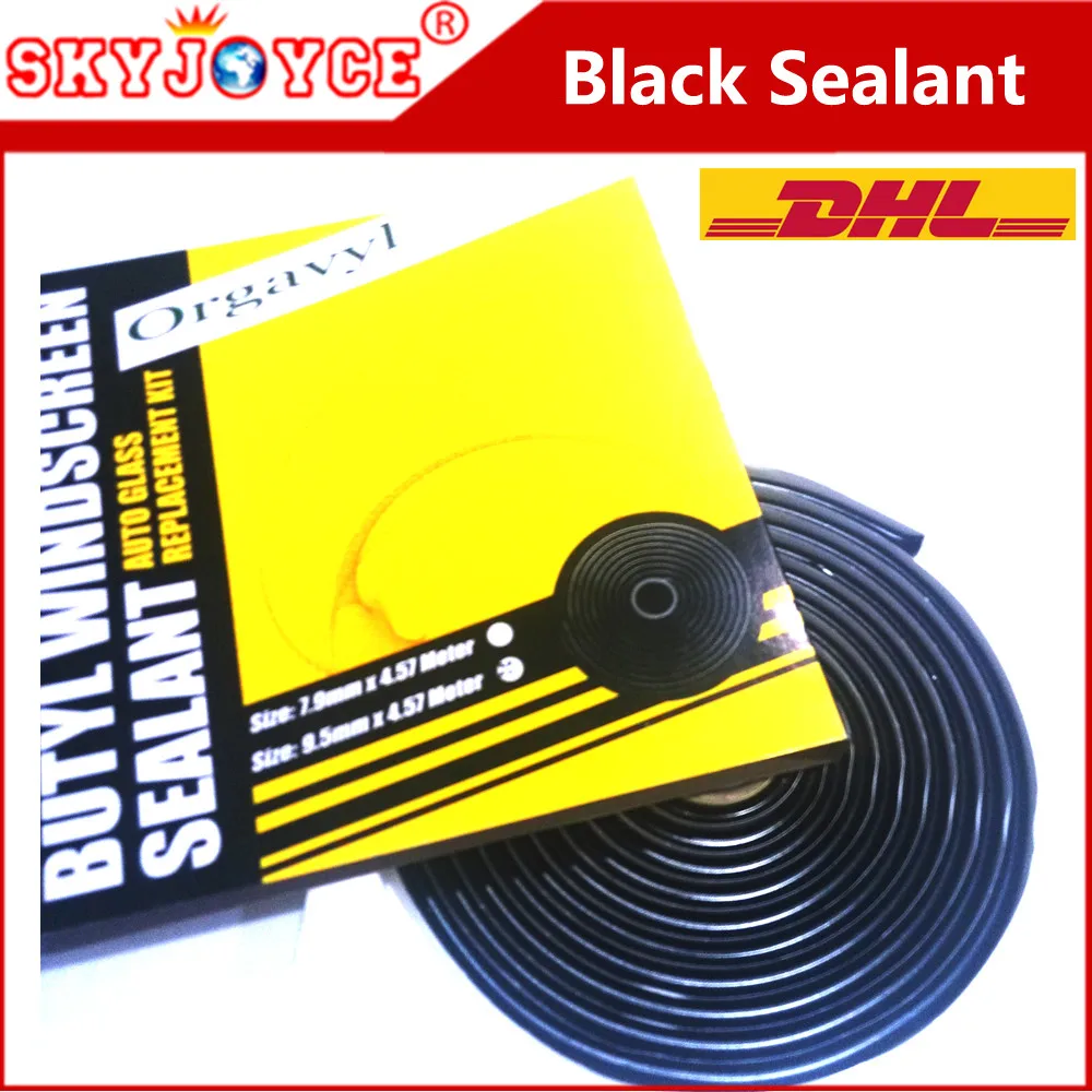 

10 X Car Headlight sealant temperature silicone black butyl rubber sealant glue tape for headlight HID LED car styling accessory
