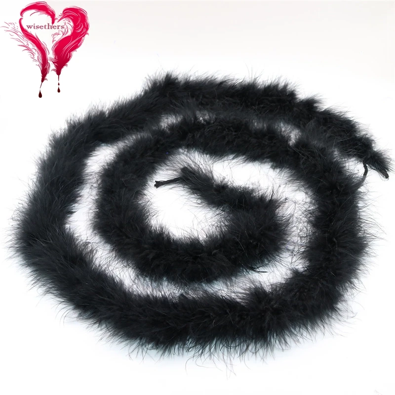 black marabou feather boa 1